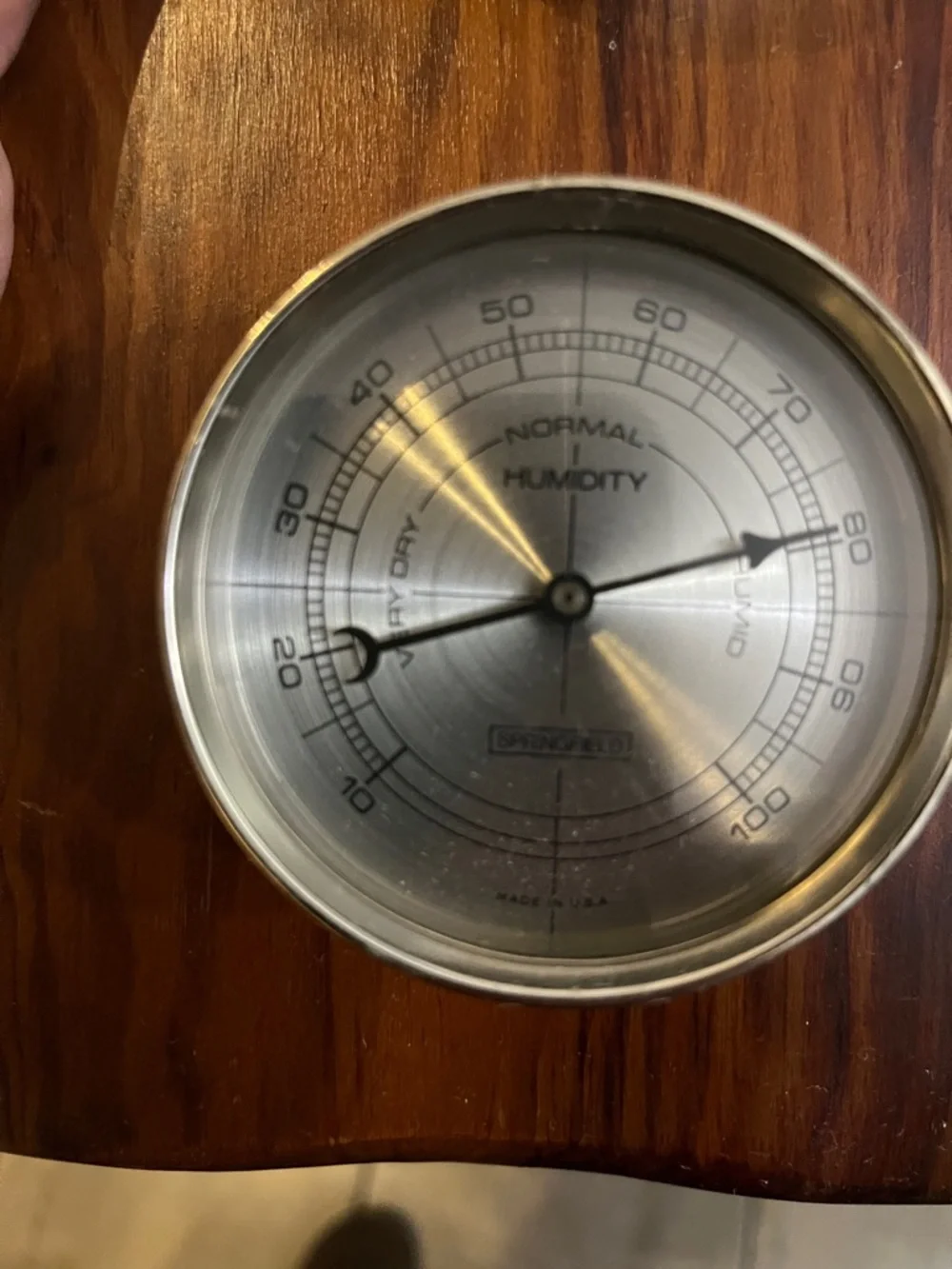 Thermometer Barometer Humidity Weather Station, Great Condition: